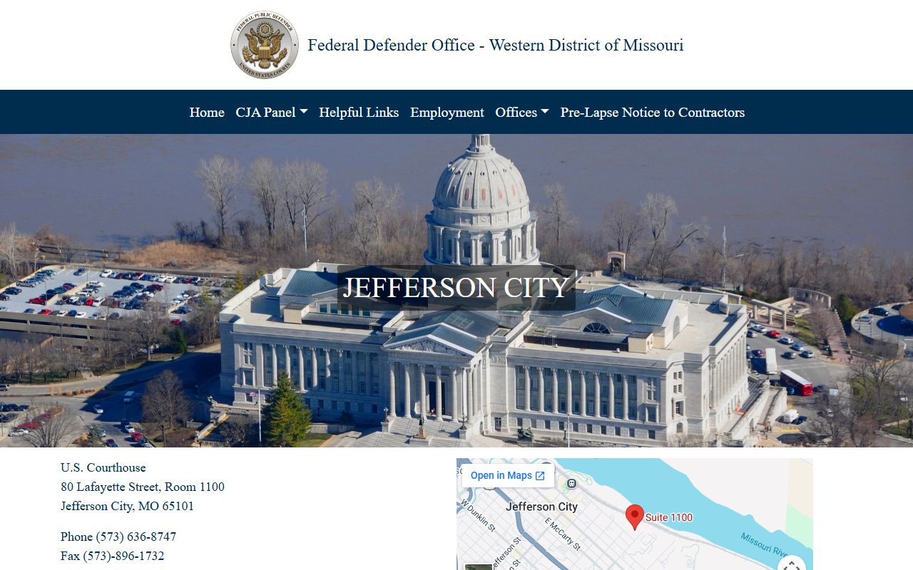 Osage County arrest records and court charges Federal Defender Jefferson City office