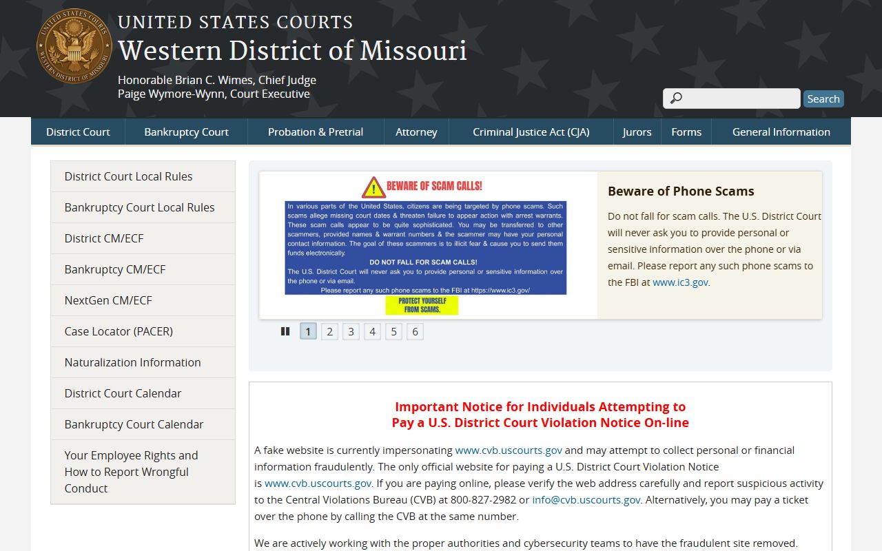 Osage County Circuit Court federal court context Western District of Missouri