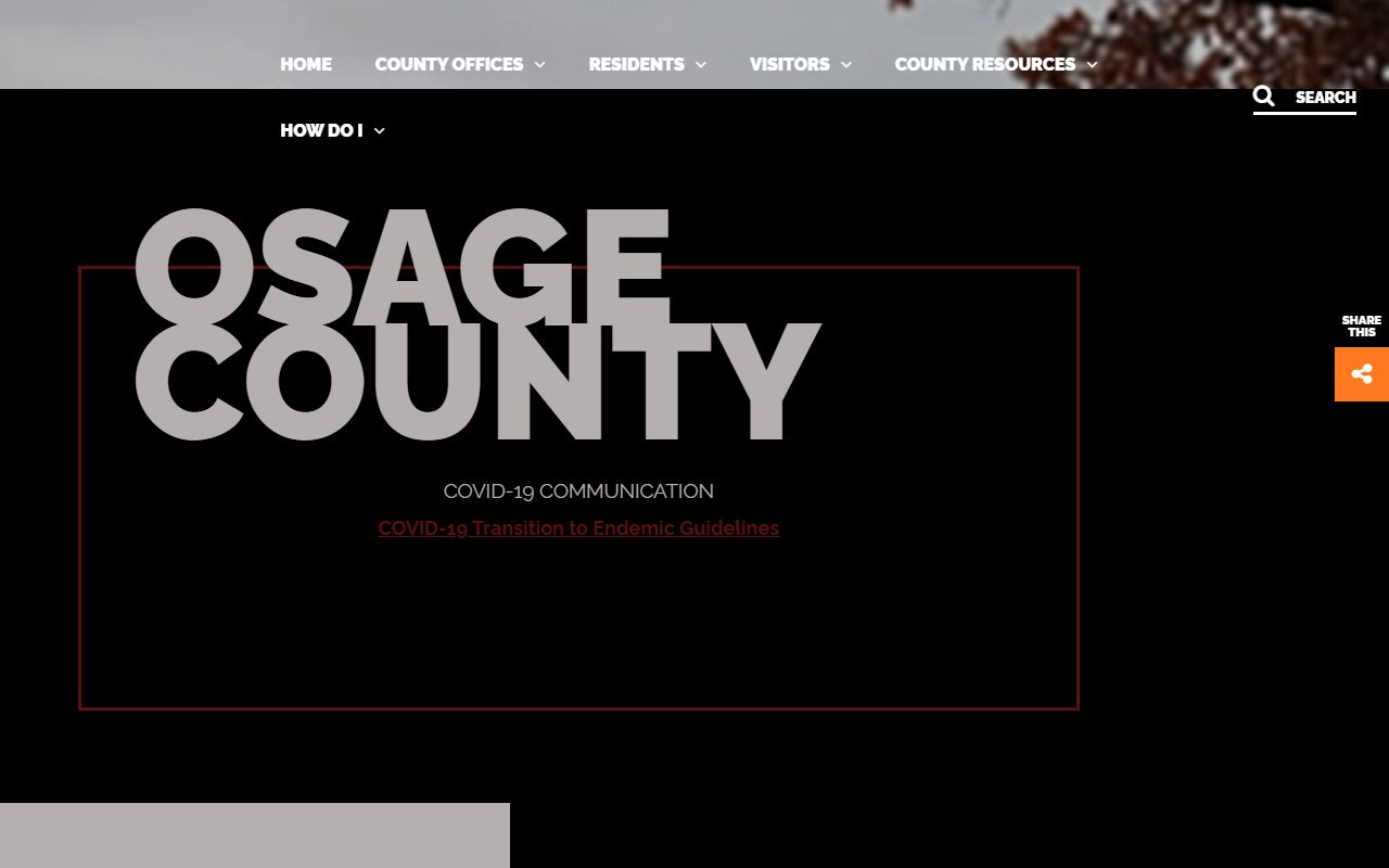 Osage County court records government homepage